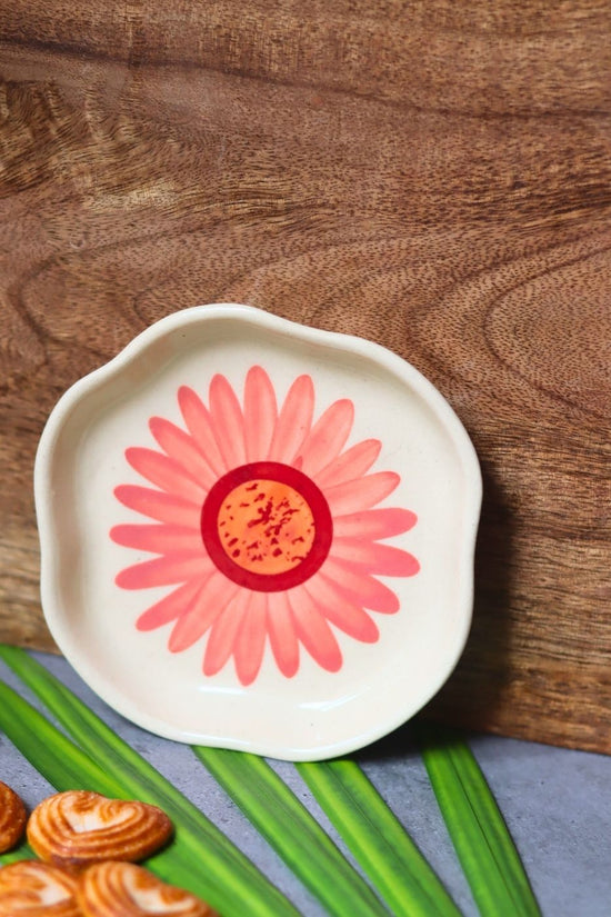 Handmade Flower Handmade Dessert Plate