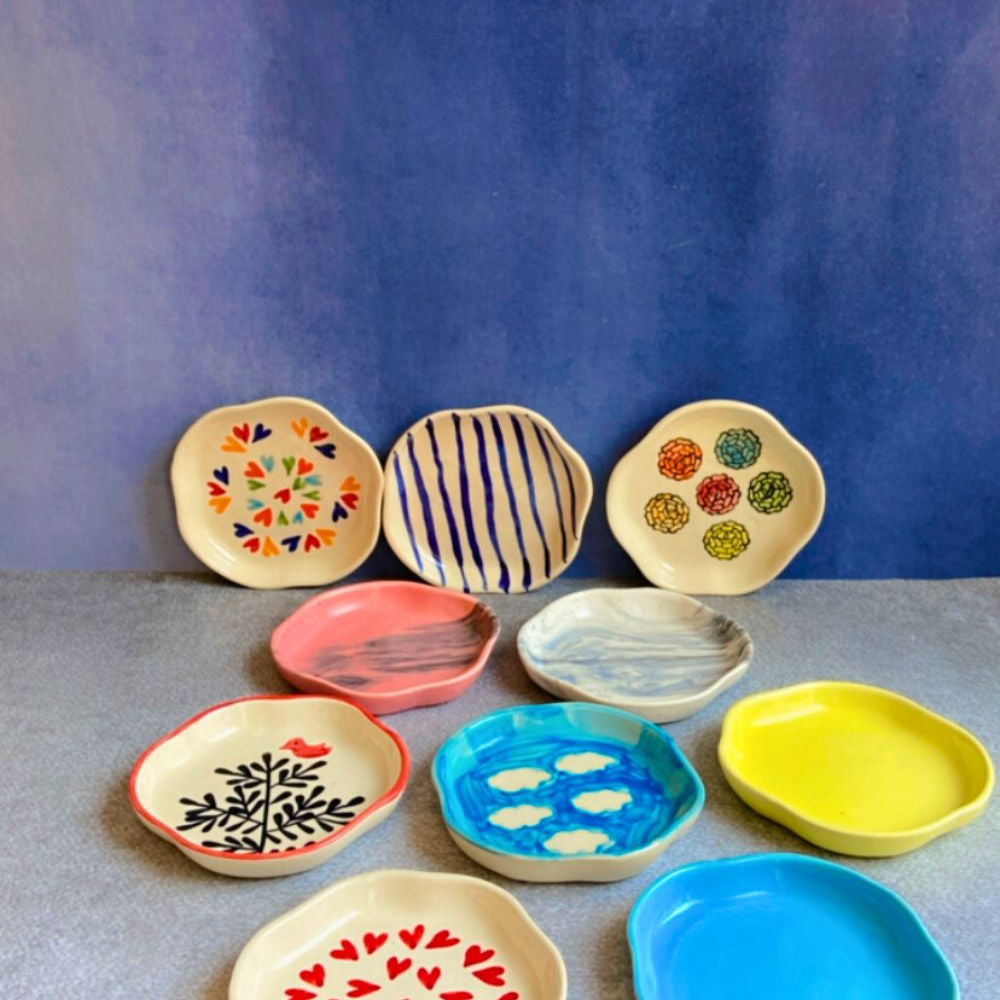 handmade dessert plates handmade in india 