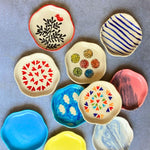 Set of 10 Hotselling Dessert plates (for the price of 7) made by ceramic