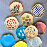 Set of 10 Hotselling Dessert plates (for the price of 7) made by ceramic