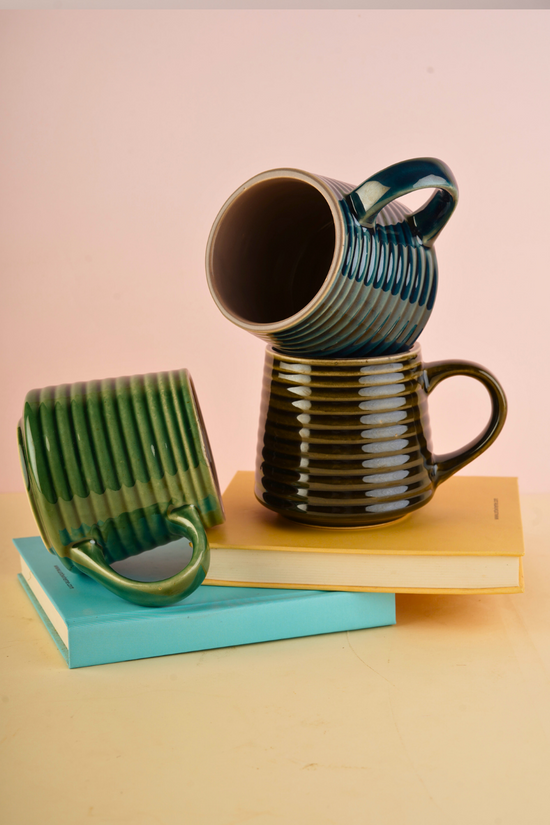 glossy mugs made by ceramic 