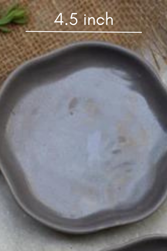 Ceramic dessert plate height 