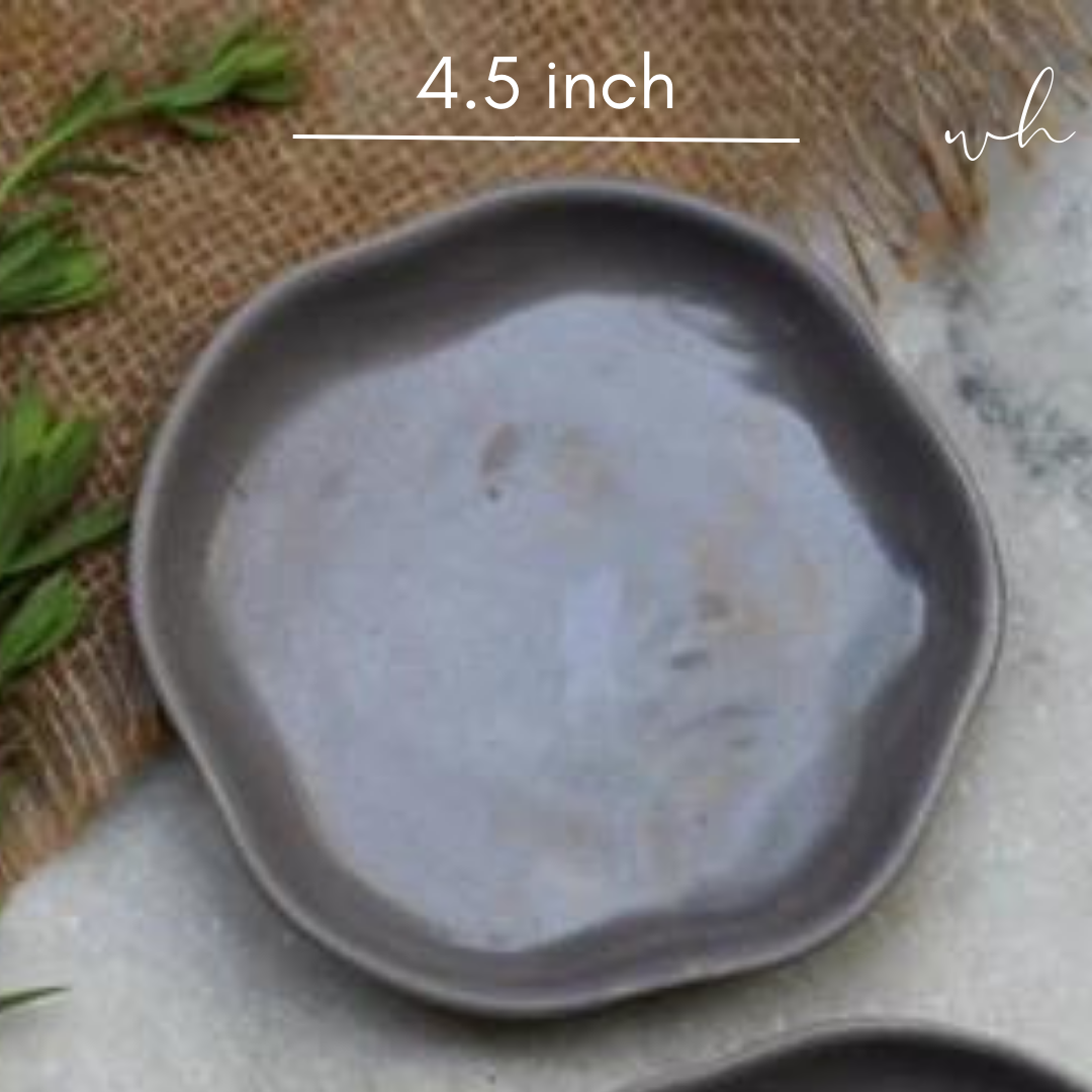 Ceramic dessert plate height 