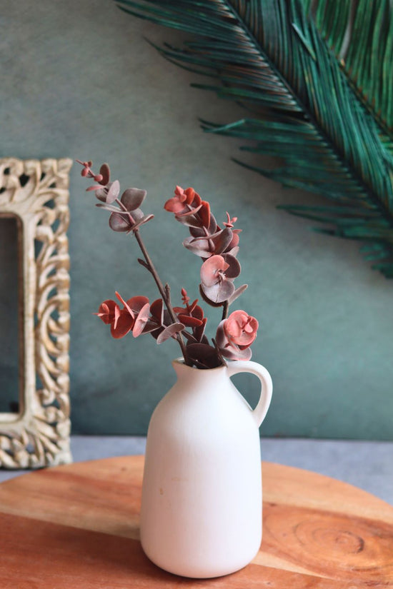Handmade White serenity Vase