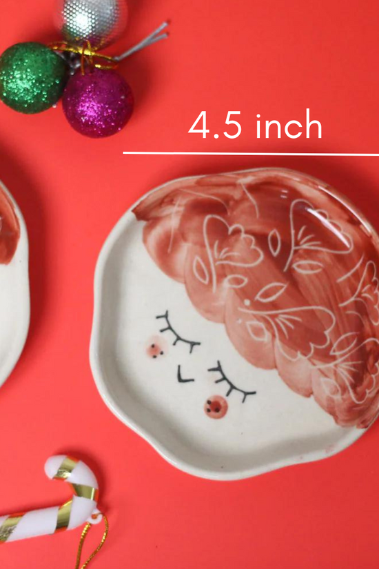 Handmade dessert plate breadth