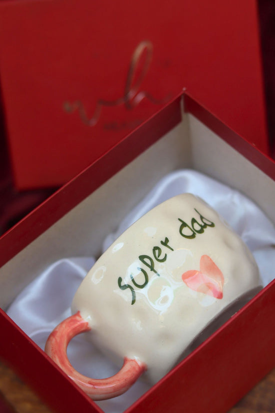 Super Dad mug in a Gift Box with premium  quality material