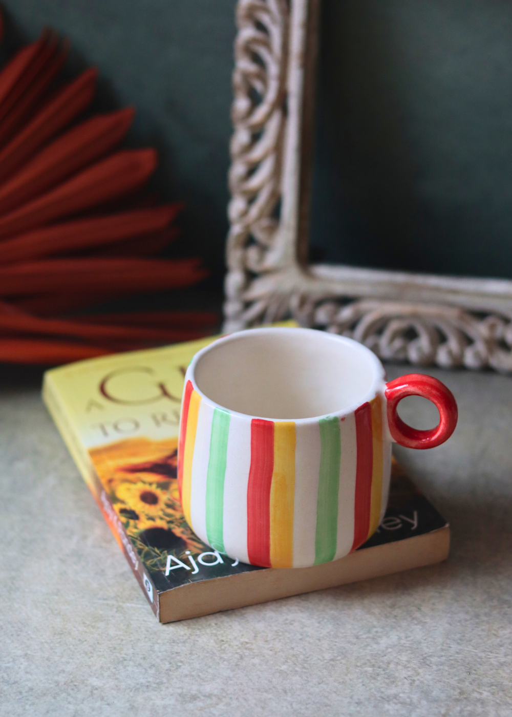 Ceramic coffee mug unicorn design