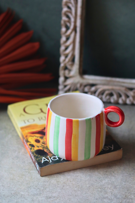Ceramic coffee mug unicorn design