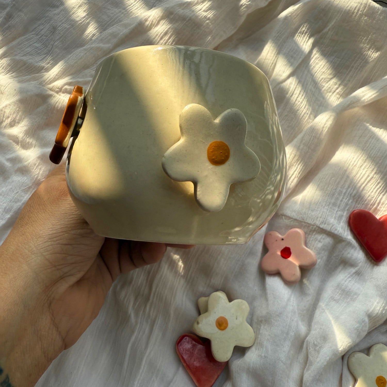 Lover's Magnet Mug made by ceramic