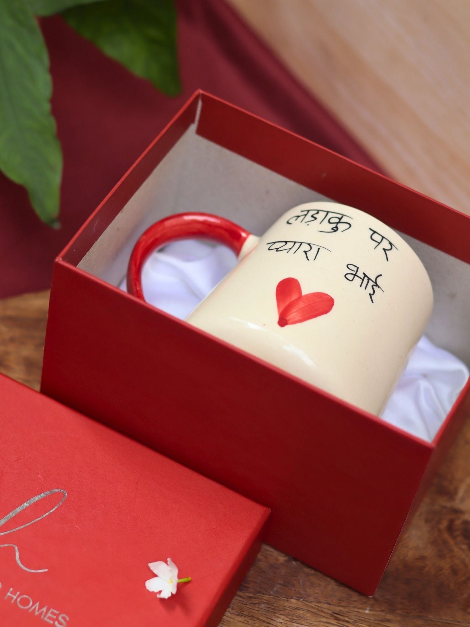 Ladaku Par Pyara Bhai Mug in a Gift Box handmade in India