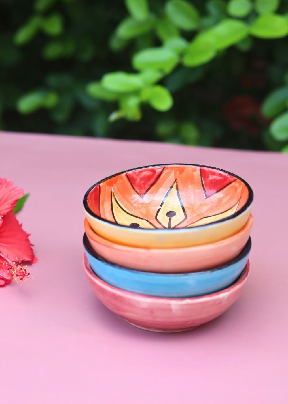 Handmade Set of 4 - Handcrafted Elegance Bowls combo