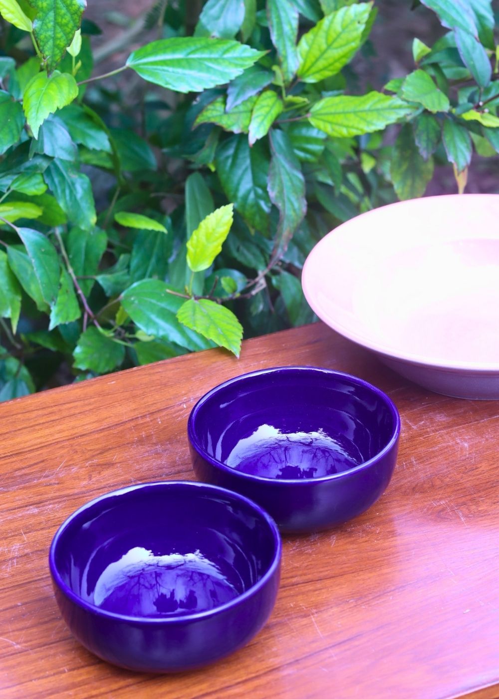 Handmade Royal Blue Snack Bowl