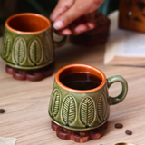 Handmade ceramic coffee mug 