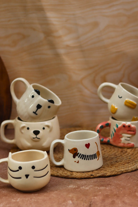 Set of 6 Animal Delight Mugs (for the price of 5)