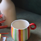 Unicorn coffee mug handmade ceramic  