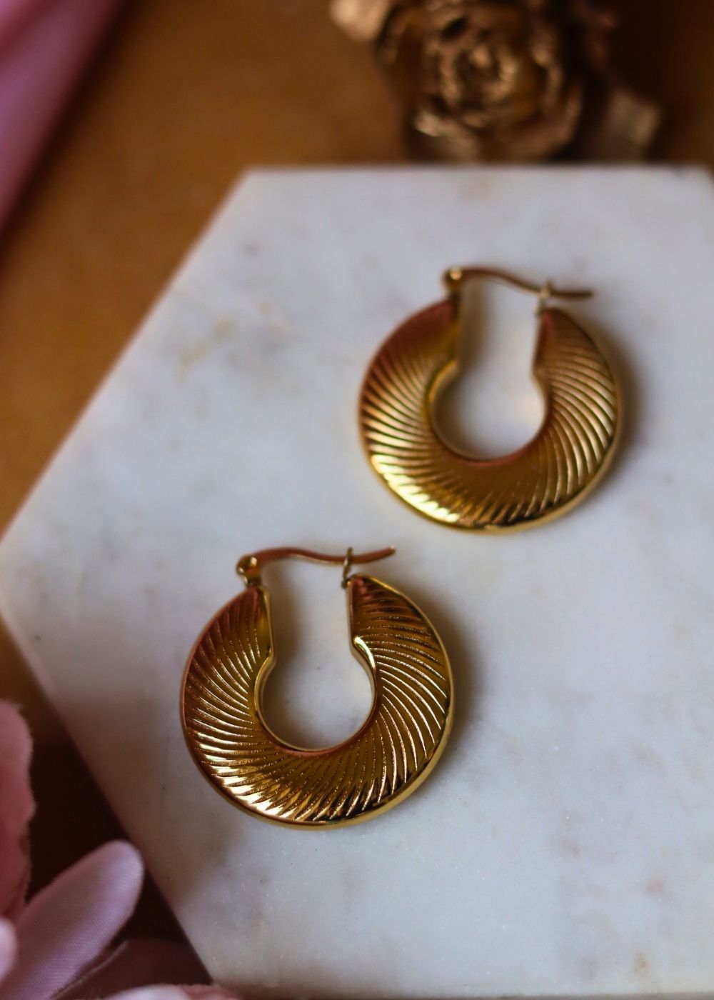 Classic Statement Hoops handmade with premium quality material