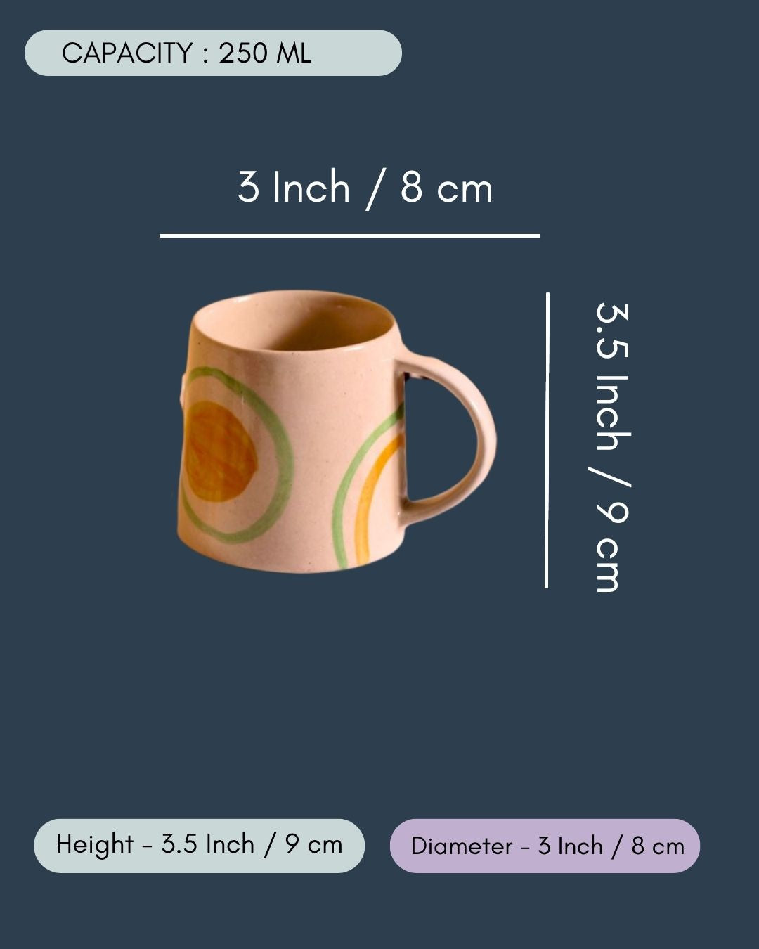 Yellow & Green Ring Mug