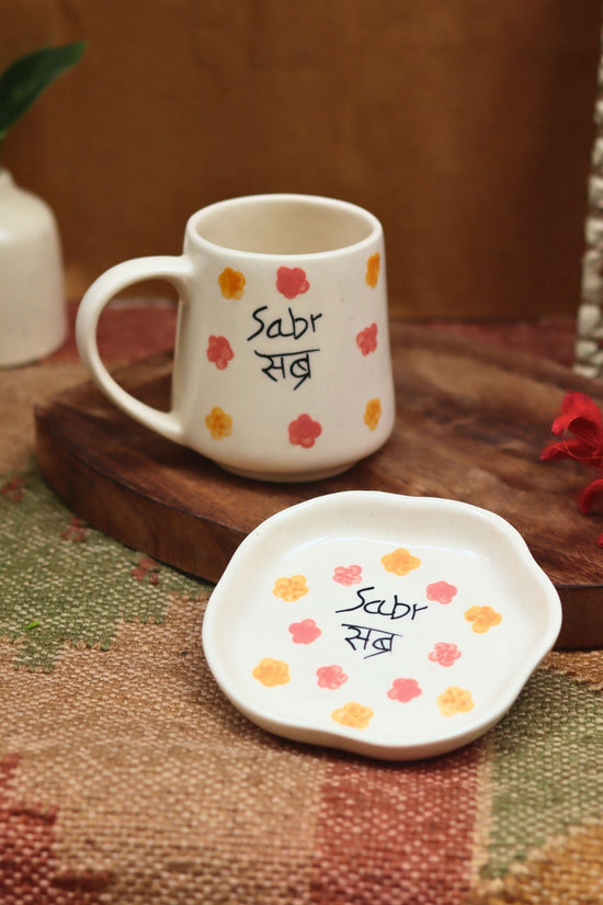 Lead free Sabr Mug & Handmade dessert plate