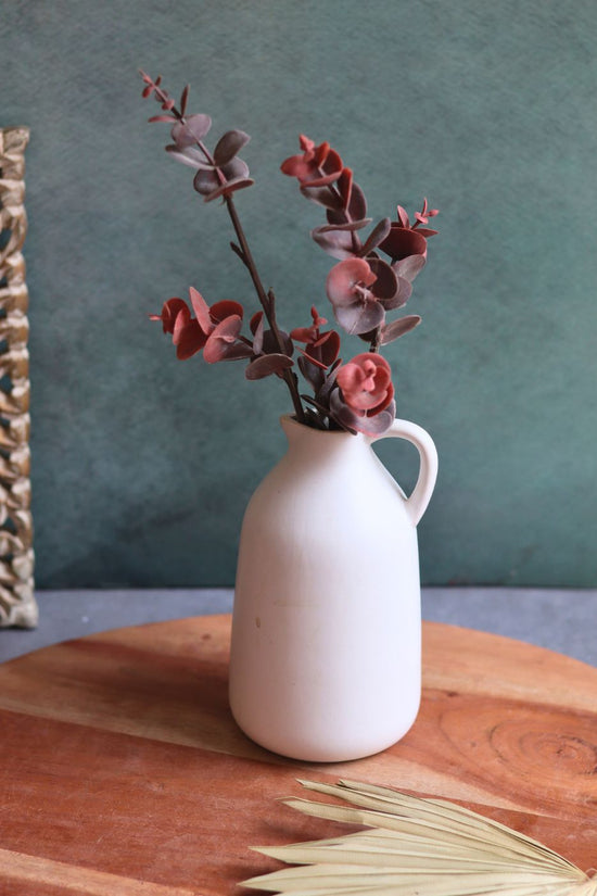 white serenity vase with premium quality material