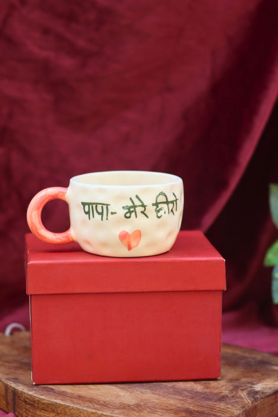 PAPA Mere Hero mug in a Gift Box made by ceramic