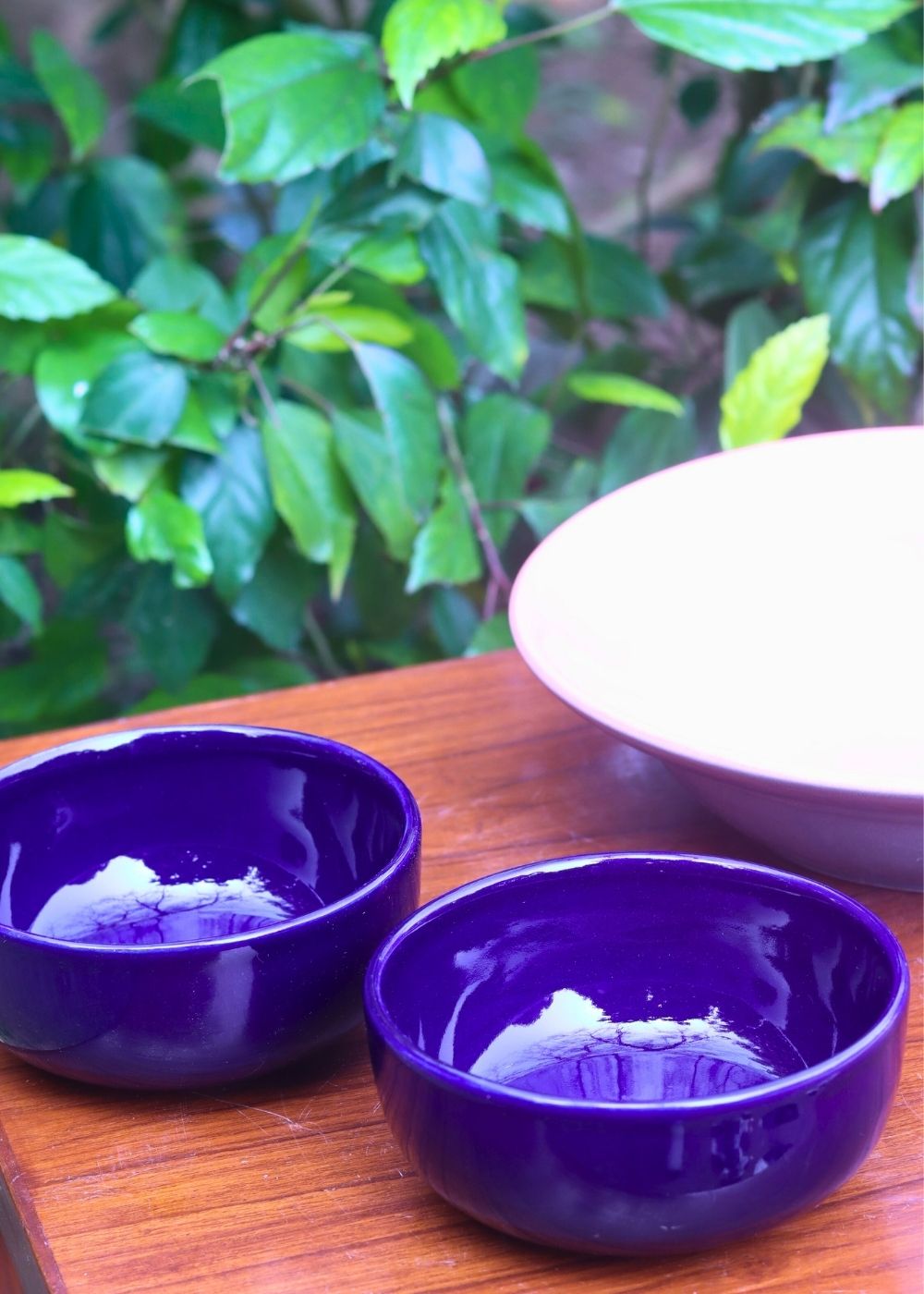 Royal Blue Snack Bowl made by ceramic