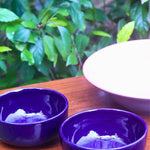 Royal Blue Snack Bowl made by ceramic