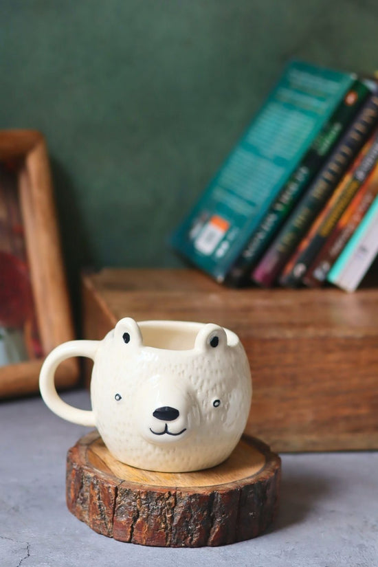 Polar Bear Mug handmade in india