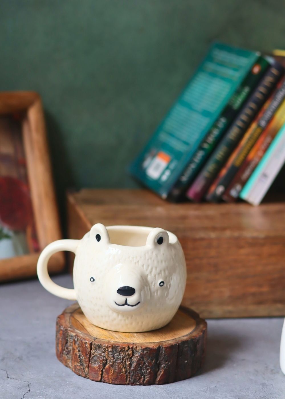 Polar Bear Mug handmade in india