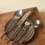 Kitchenware twisted handmade cutlery set