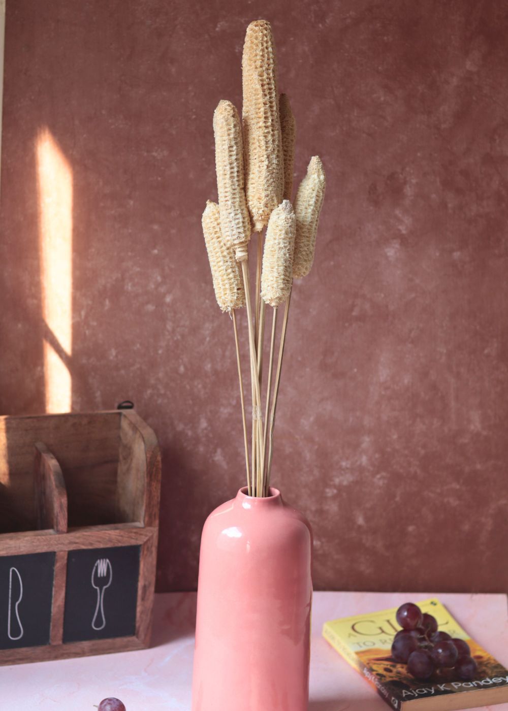 Dried Corn Bunch made by natural elements