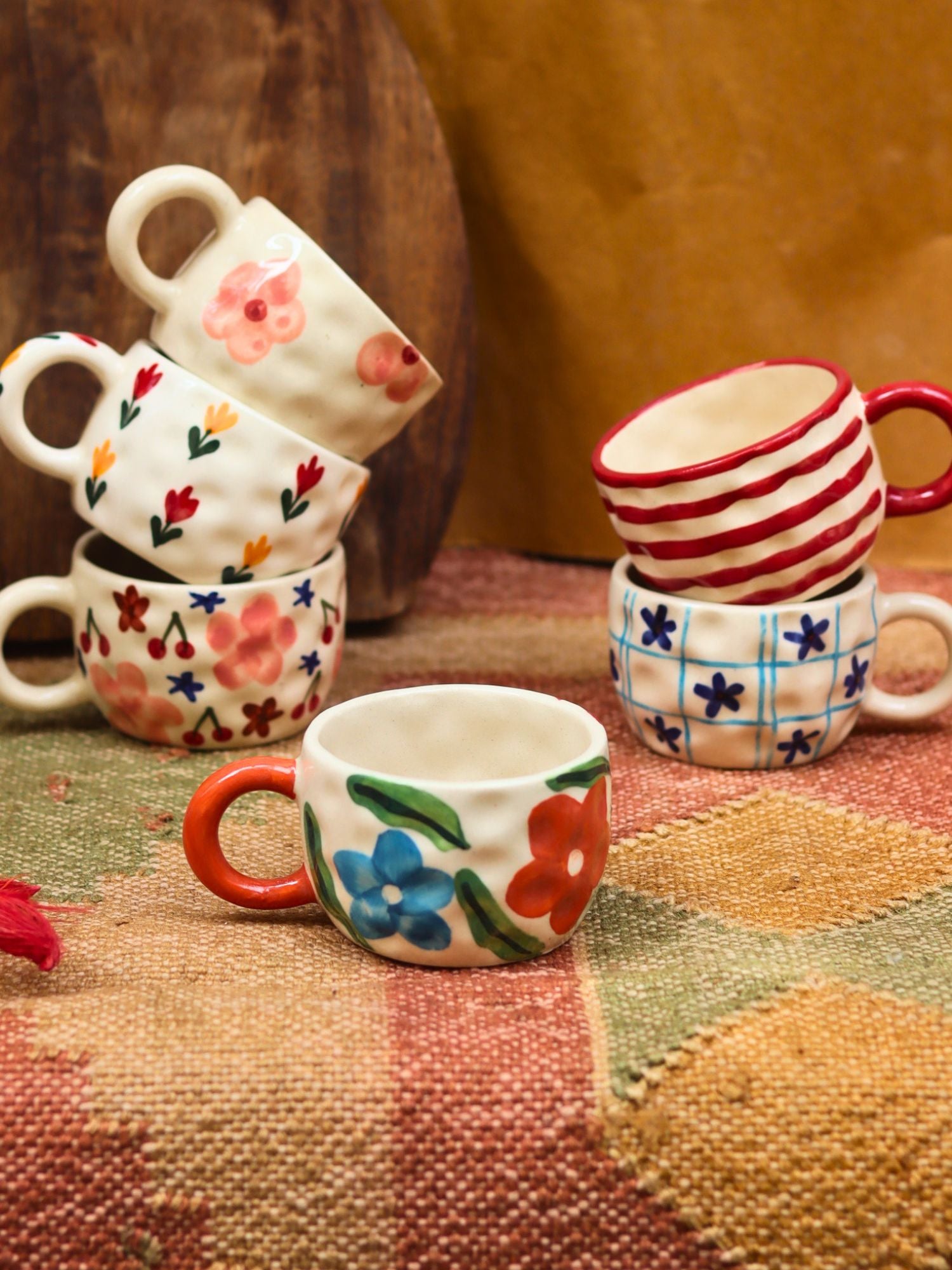 Set of 6 Spring Sips Mugs (for the price of 5) with premium quality material