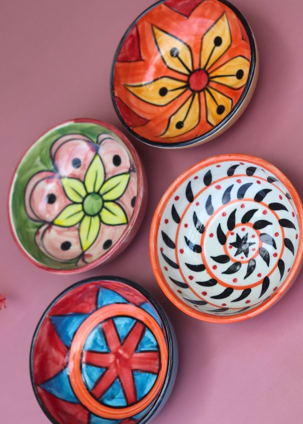Set of 4 - Handcrafted Elegance Bowls combo with premium quality material