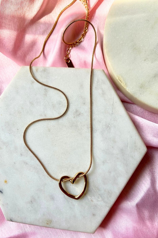 Serene Heart Necklace handmade in India