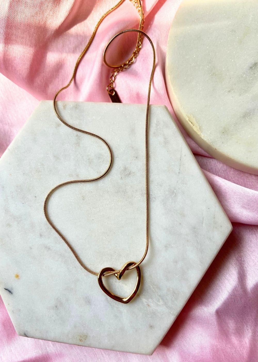 Serene Heart Necklace handmade in India