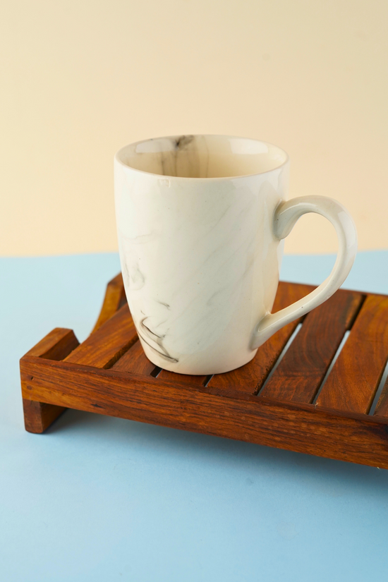 black marble coffee mug handmade in india 