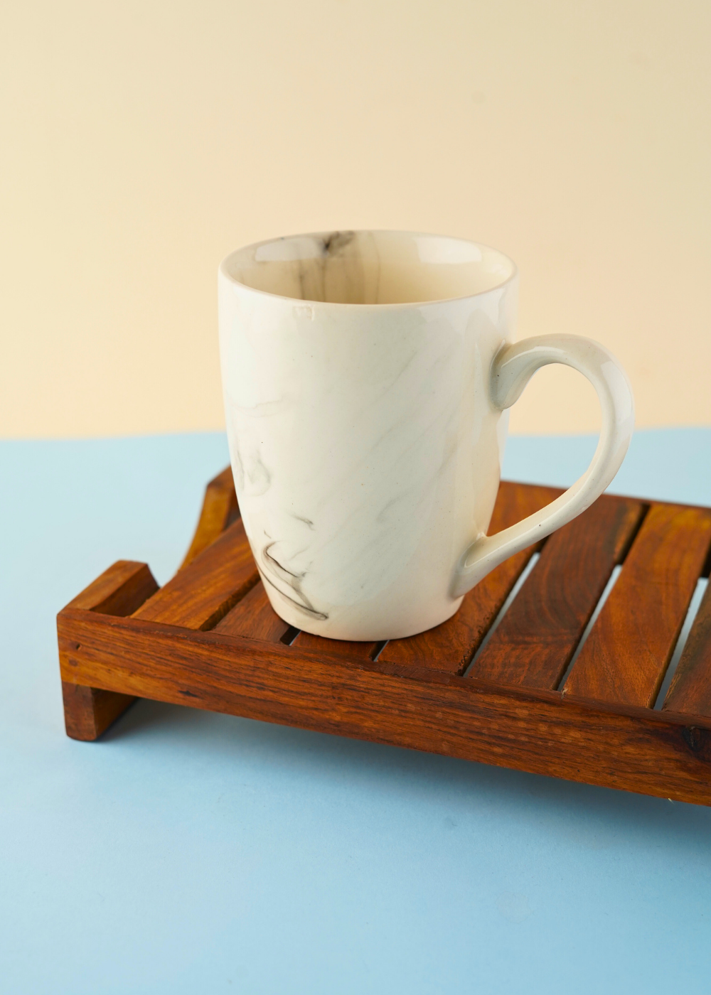 black marble coffee mug handmade in india 