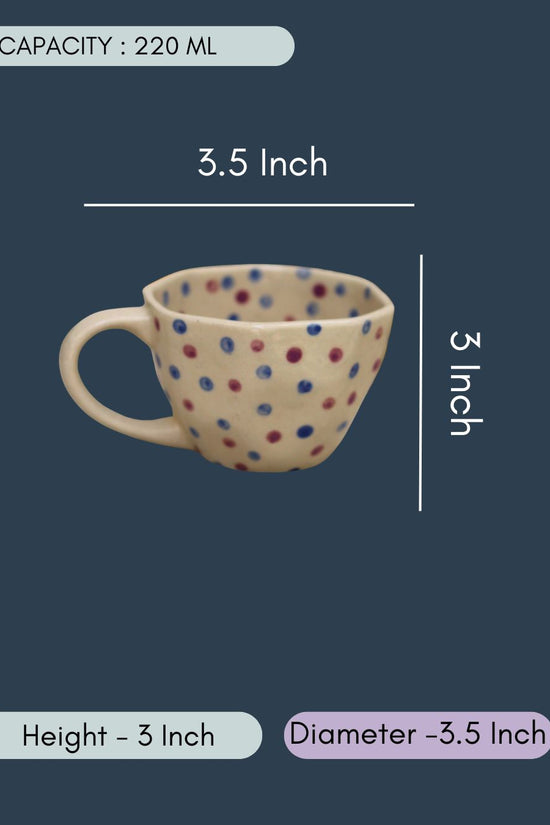 Purple Polka Mug