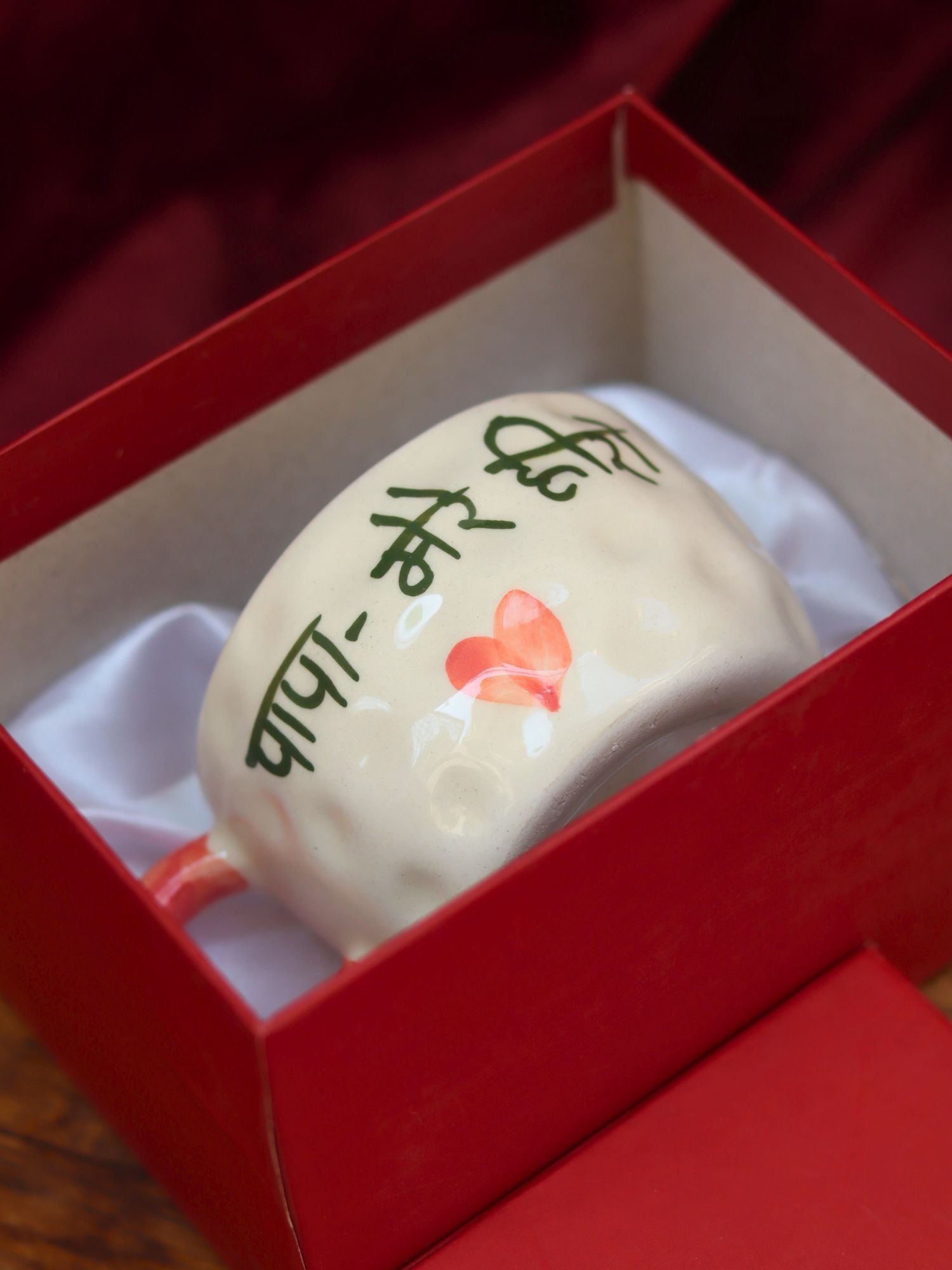 PAPA Mere Hero mug in a Gift Box handmade in India