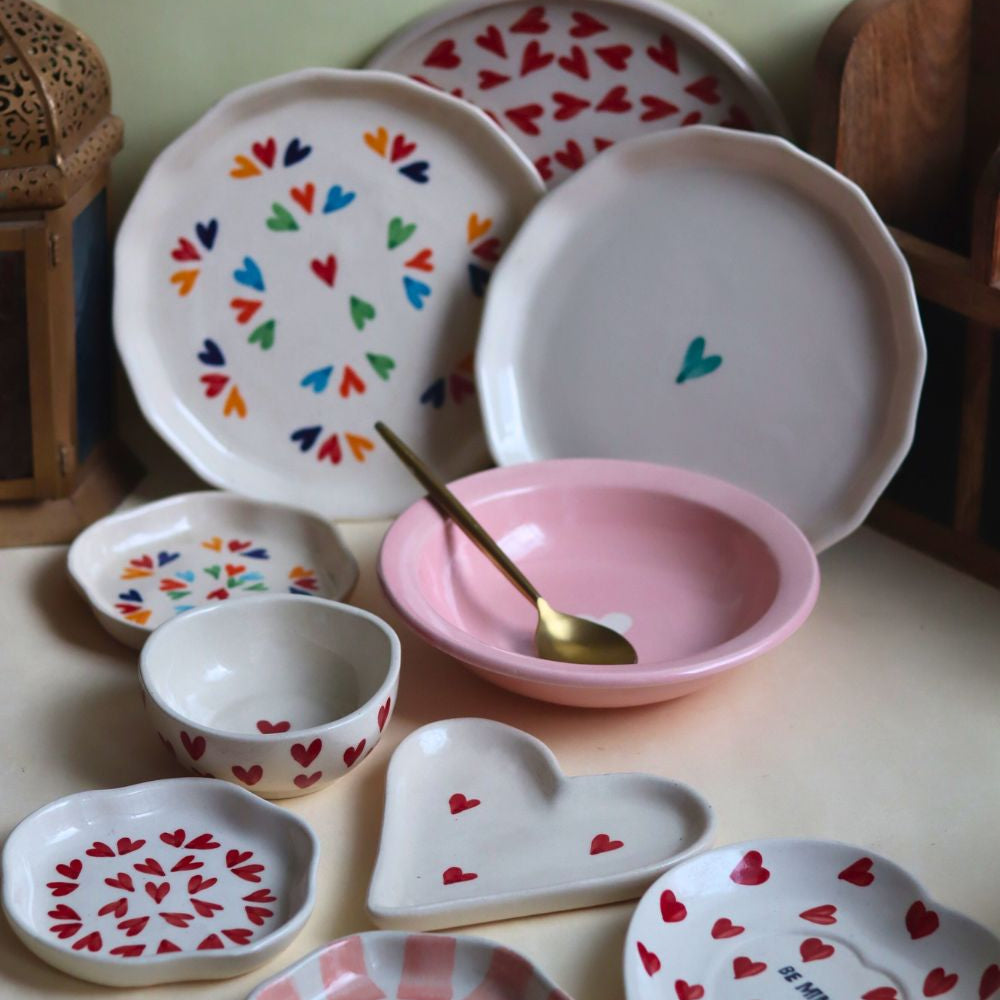Set of 10 Love at First Combo (for the price of 7) made by ceramic