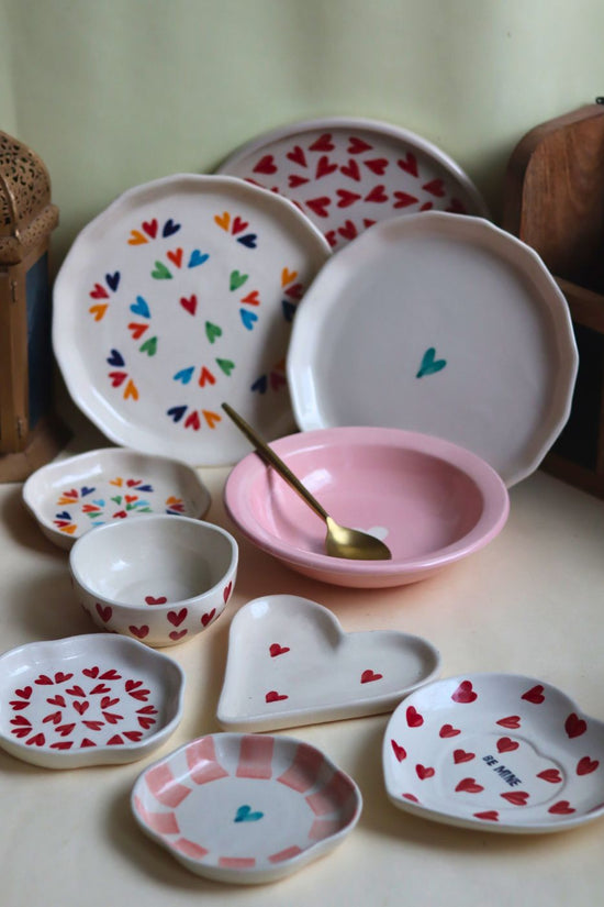 Set of 10 Love at First Combo (for the price of 7) made by ceramic