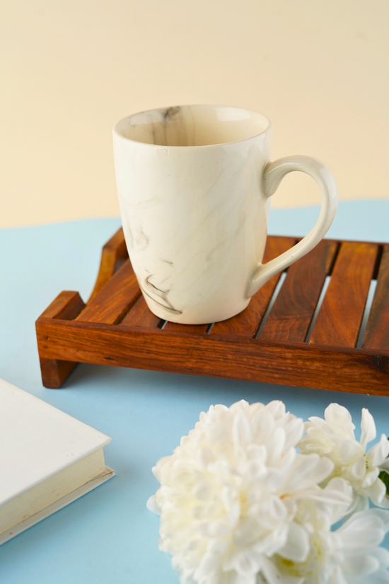 black marble coffee mug with ceramic material