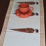 Table runner tea setting