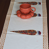 Table runner tea setting