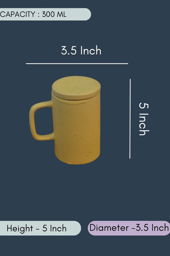 Mellow Yellow Mug With Lid