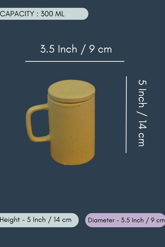 Mellow Yellow Mug With Lid