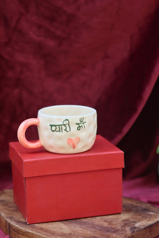 Pyaari Maa mug in a Gift Box made by ceramic