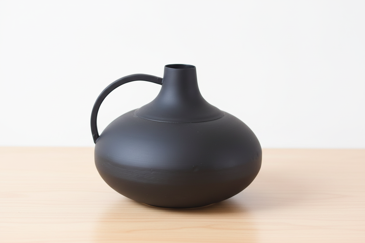 Black Handle Vase