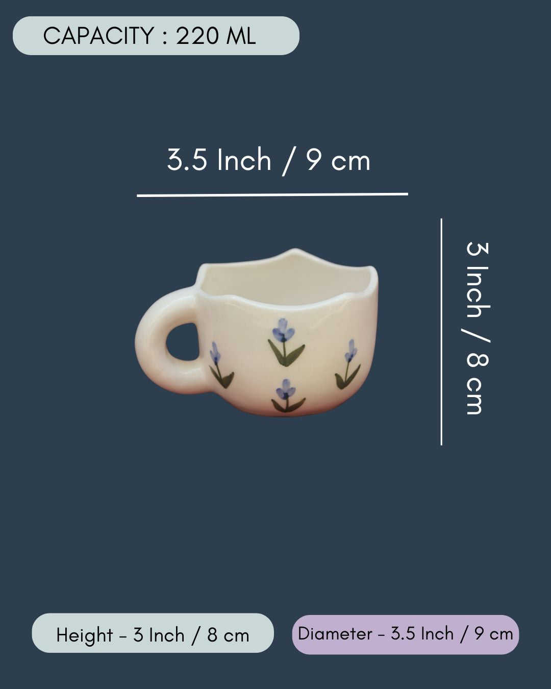 Blue Tulip Mug