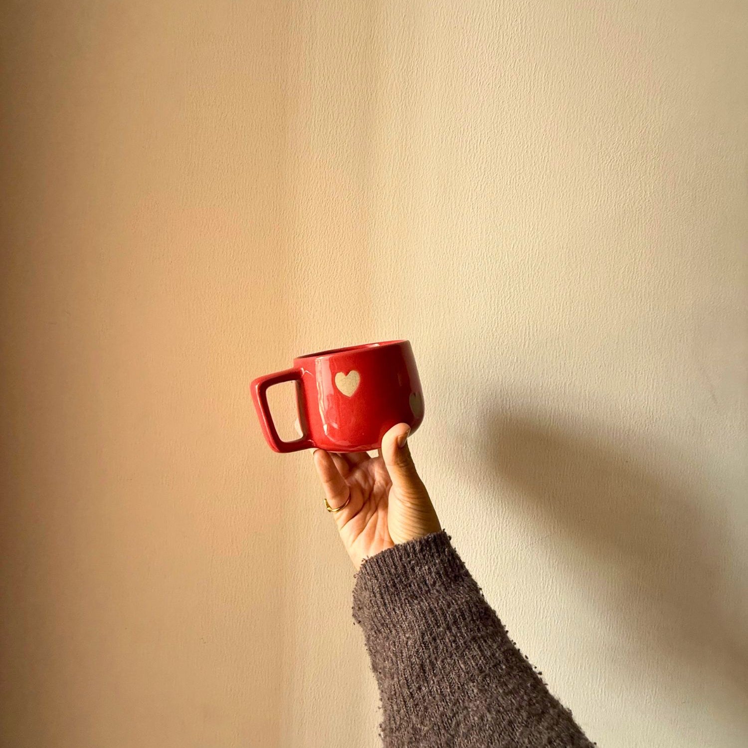 Heart-Throb Mug made by ceramic