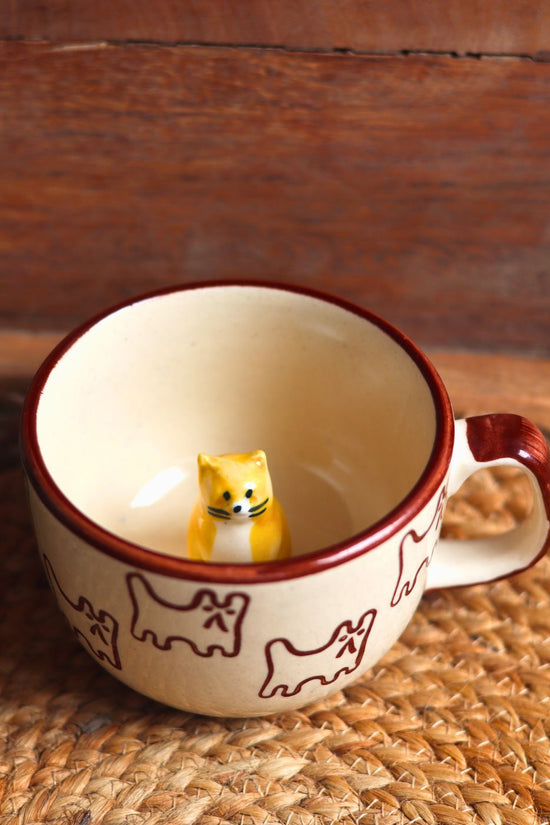 The OG Cat mug handmade in India